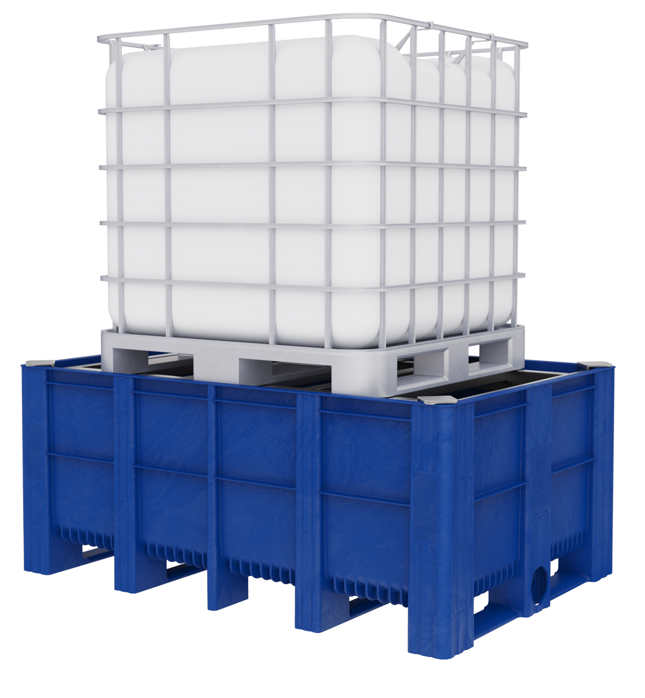 Spill Containment Pallet Untuk I.B.C Dengan Kisi Besi