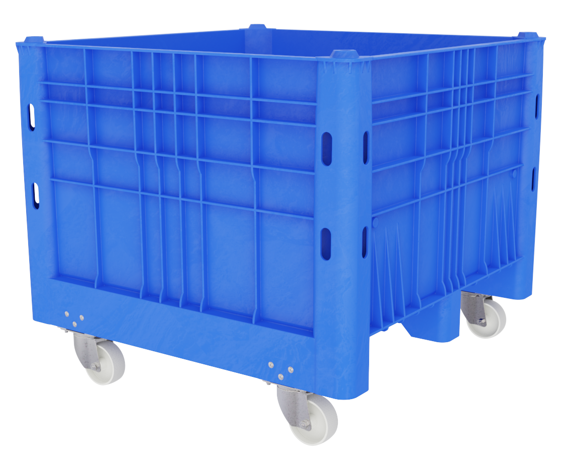 Kotak Pallet Tipe 1120 Padat Dengan Roda