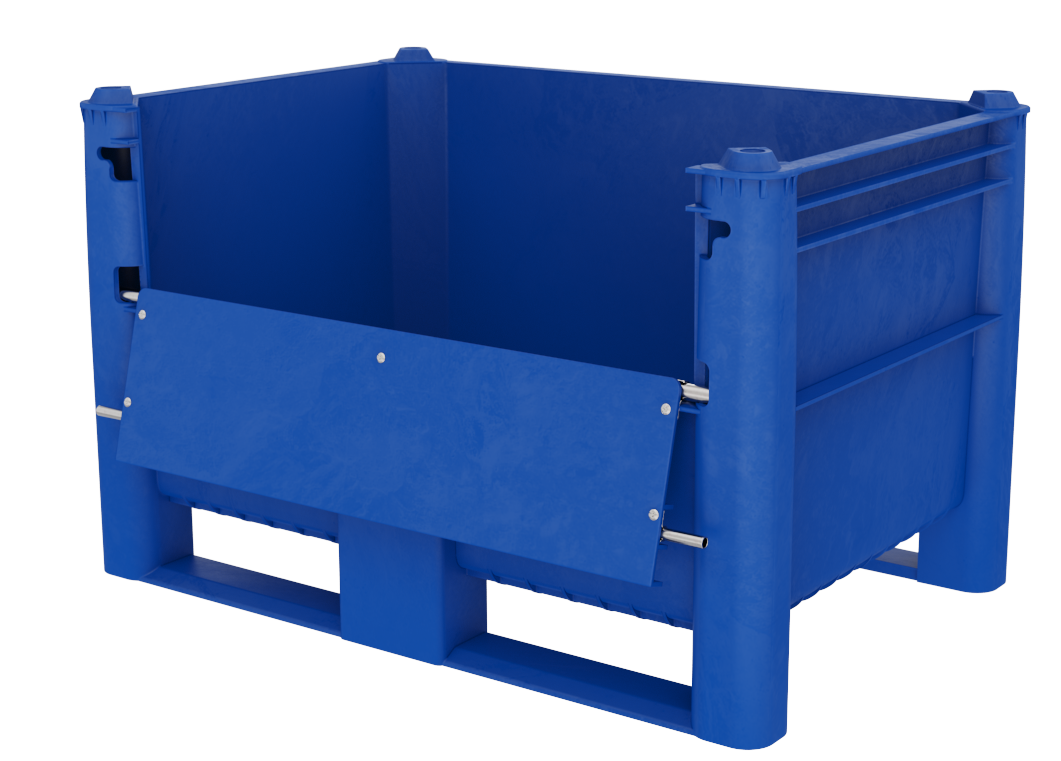 Kotak Pallet Tipe 800 Padat Dengan Pintu Atas