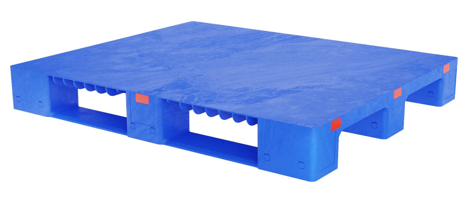 Pallet MV-1000 Padat, Kokoh Dierkuat - HDPE